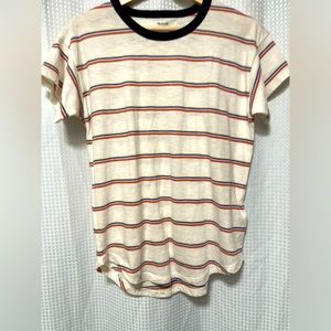 NWOT Madewell cotton striped crewneck